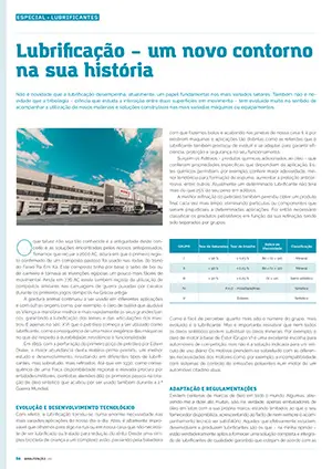artigo lubrificacao historia
