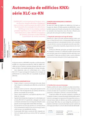 Artigo sobre Automação de edifícios KNX: série XLC-xx-KN
