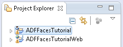 New Projects in Project Explorer