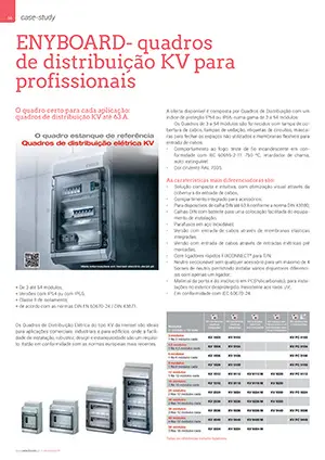 Artigo sobre o ENYBOARD - quadros de distribuição KV para profissionais