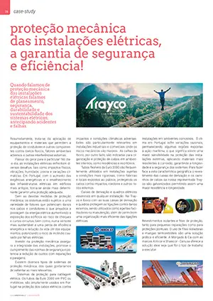Artigo sobre proteção mecânica das instalações elétricas