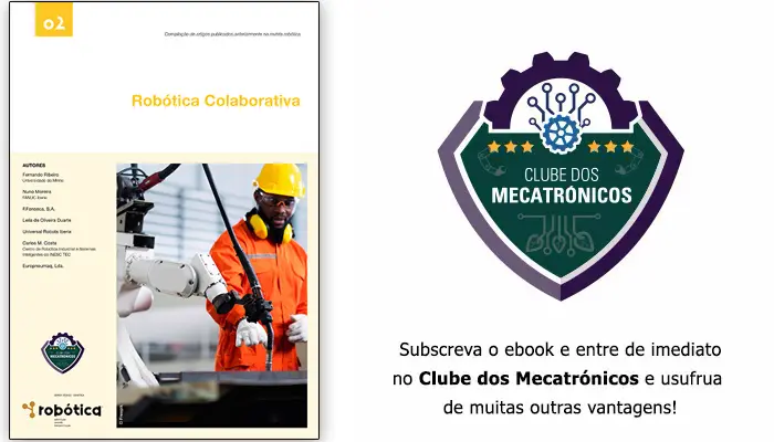Ebook sobre robótica colaborativa e o Clube dos Mecatrónicos