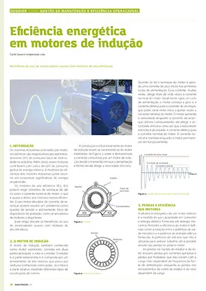 Artigo sobre Eficiência energética em motores de indução