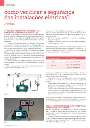 Artigo sobre como deve verificar a segurança das instalações elétricas - 2.ª Parte [disjuntor diferencial]
