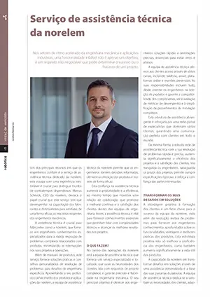 Artigo sobre Serviço de assistência técnica da norelem