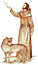 So Francisco de Assis, cujo nome de batismo era Giovane di Pietro Bernardone (Joo Bernardone), (nascido em Assis, na mbria, Itlia, 26 de setembro de 1181 - 3 de Outubro de 1226), foi um Santo vindo de uma famlia de comerciantes.  considerado o santo protetor dos animais.