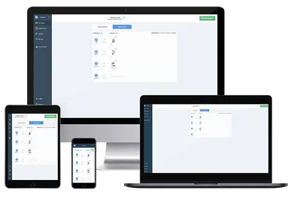 Plataforma D:PLOY em vários dispositivos