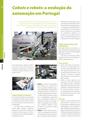 Artigo sobre Cobots e robots: a evolução da automação em Portugal