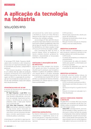 Artigo sobre soluções RFID na indústria