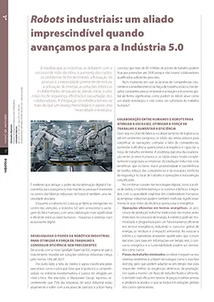 Artigo sobre Robots industriais: um aliado na Indústria 5.0 Artigo sobre Robots industriais: um aliado na Indústria 5.0