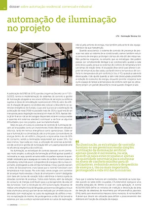 Artigo sobre Automação na iluminação do projeto