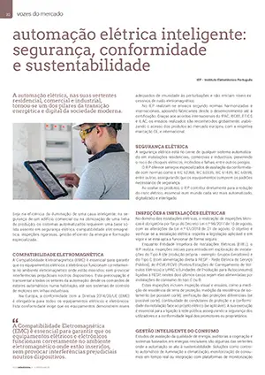 Artigo sobre Automação elétrica inteligente