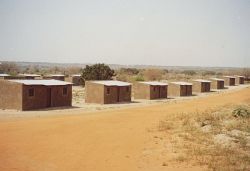 Em 2001: As primeiras casas construidas.