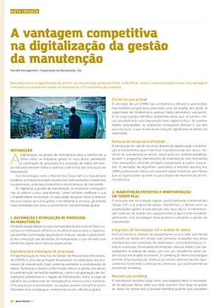 artigo digitalizacao gestao da manutencao